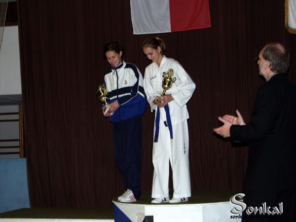 Czech republic national champions 2003 in juniors female - Barbora (Lála) Sýkorová and Lucie Kolmanová (both Sonkal)