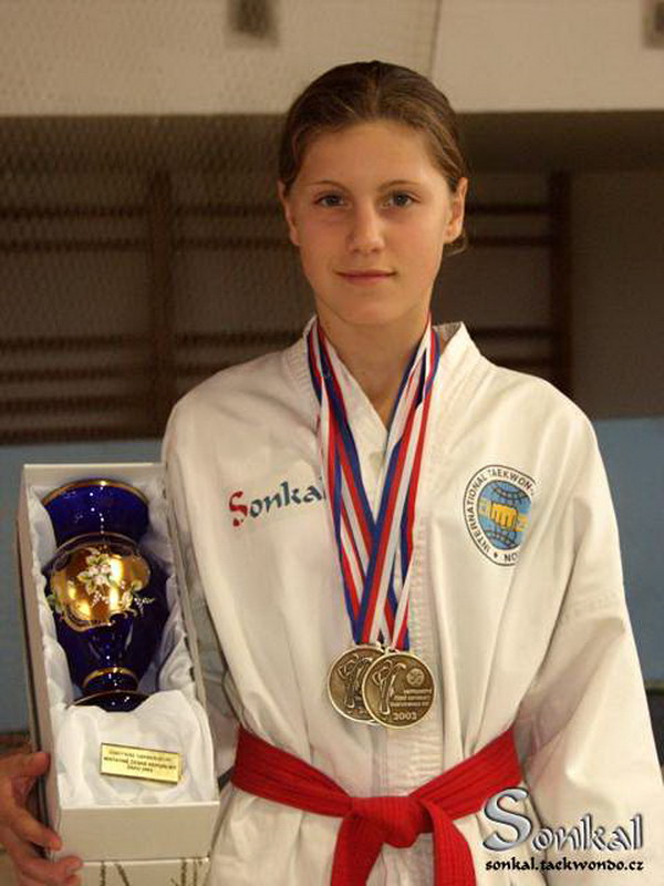 Overall champion for year 2002 - Linda Deutschová